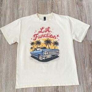 LA Function Cream Graphic Tee